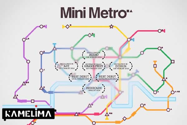 Mini Metro جالب ترین و بهترین بازی آیفون