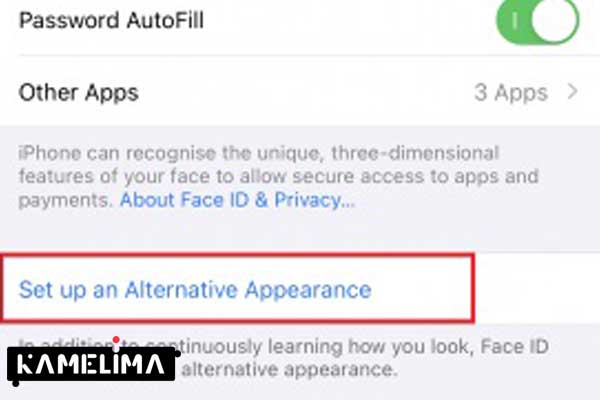 برای حل مشکل خرابی فیس آیدی آیفون ، یک ظاهر جدید در Face ID جایگزین کنید