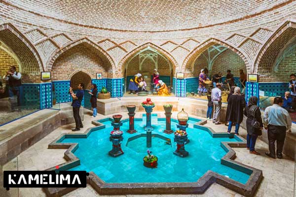 حمام قاجار از مکان های دیدنی قزوین