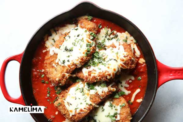 غذای ایتالیایی با مرغ