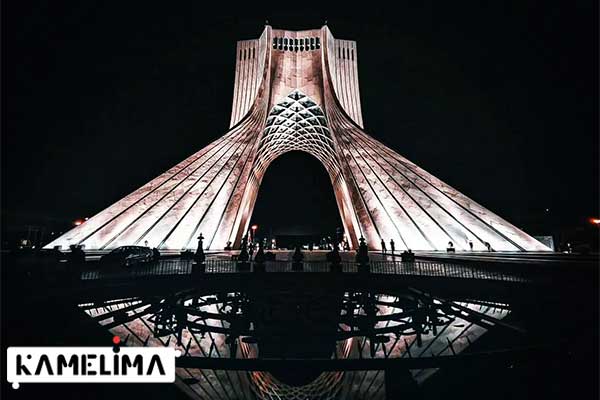 برج آزادی از جاهای دیدنی تهران