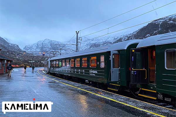راه آهن زیبا در نروژ