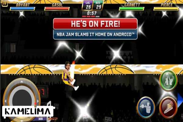 بازی آفلاین تلفن های هوشمند NBA JAM توسط EA SPORTS