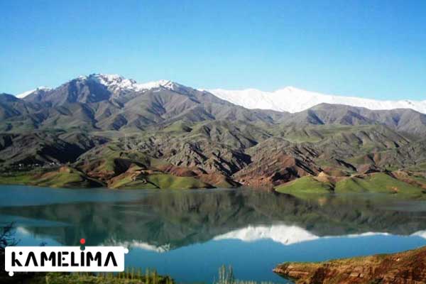 دریاچه سد طالقان از جاهای دیدنی البرز