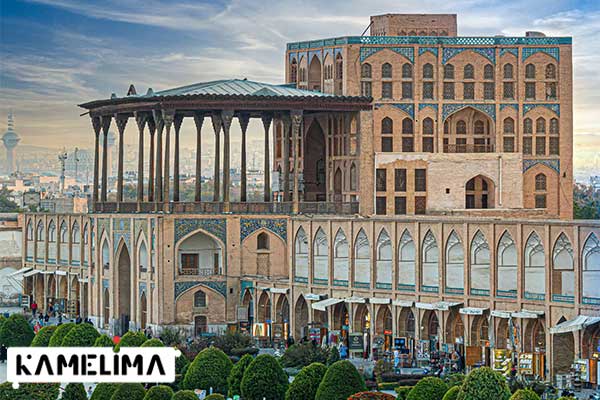 کاخ عالی قاپو از زیباترین بناهای تاریخی سلسله صفوی _ شاه عباس اول