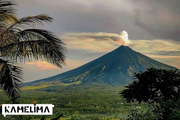 آتشفشان مایون از جاهای دیدنی فیلیپین